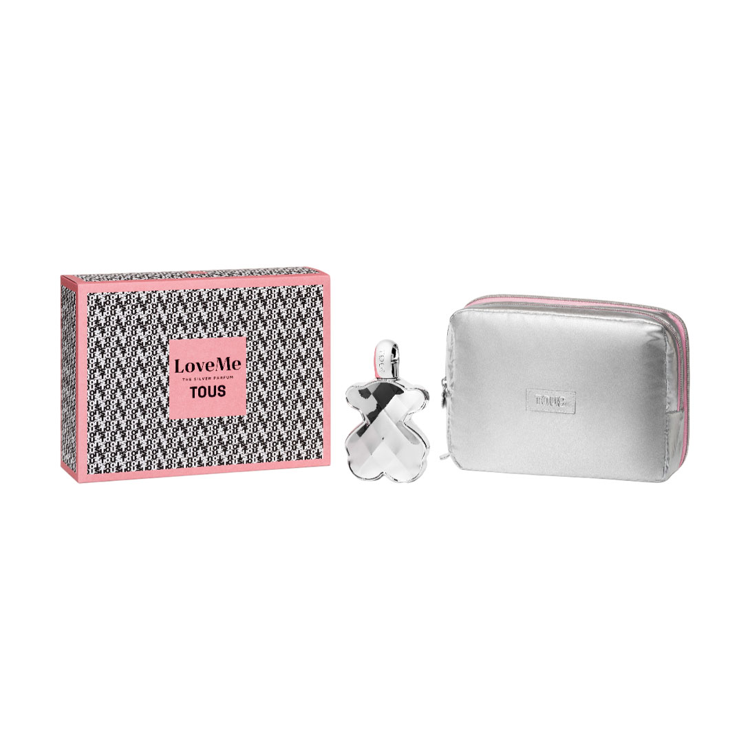 Парфумований набір жіночий Tous LoveMe The Silver Parfum (парфумована вода, 90 мл + косметичка, 1 шт)